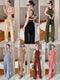 SIRINNN Sleeveless Long Cross Lace BackJumpsuits